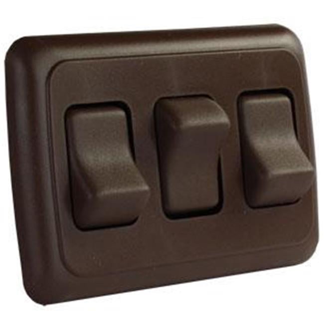12155 Triple Rocker Switch Assembly Brown Walmart Canada