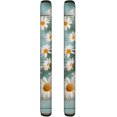 thumbnail image 1 of NETILGEN Refrigerator Door Handle Covers 2 PCS Set, Non-Slip Kitchen Appliance Decorative Mat for Fridge Dishwashers Microwave Home Indoor Kitchen Decoration, Daisy Blue Wood Grain, 1 of 7
