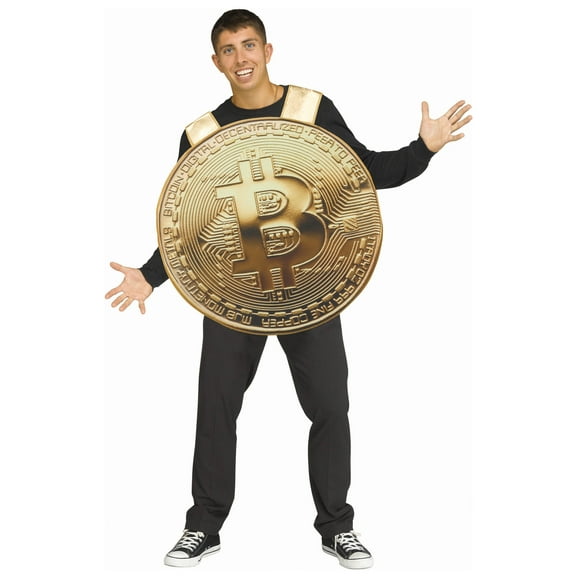 Funworld Bitcoin Adult Costume | One Size Fits Most Unisex
