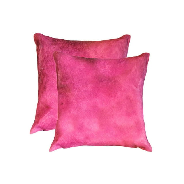 TORINO COWHIDE PILLOW 18"X18" 2-PACK