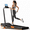 black, variant on 15% Incline Walking Pad with Handle Bar, 2.5HP Under Desk Treadmill 0.6-6.2MPH for Home Office, 300 LBS Weight Capacity