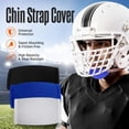 4pcs Football Chin Strap Cover Pad, Soft Helmet Chin Protector, Sweat ...