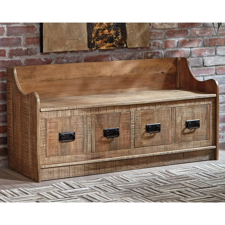 Garrettville Storage Bench - Brown Garrettville Storage Bench - Brown