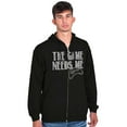 thumbnail image 5 of Game Needs Me PC Gamer Nerdy Geeky Zip Up Hoodie Men's Women's Brisco Brands X, 5 of 6