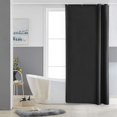 thumbnail image 1 of Shower Curtain, Black (120x180cm), Anti-mold, Small, Polyester Fabric, 1 of 5