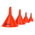 thumbnail image 2 of DEDC Oil Funnels, Gas Funnels, Plastic Funnel Set for Car, Automotive, Kitchen, Mini Small Large Red (4pcs Gas Plastic Funnel), 2 of 5