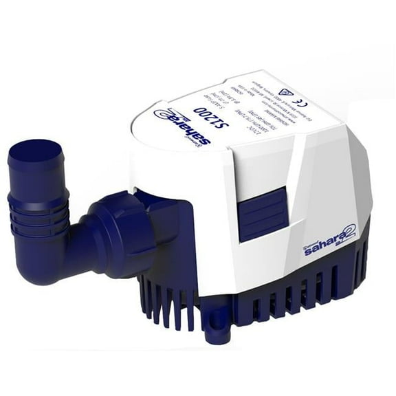Attwood Sahara  12V Automatic Bilge Pump - MK2 S1200 1200 GPH