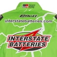 thumbnail image 5 of Men's JH Design Green Christopher Bell Interstate Batteries Full-Snap Twill Uniform Jacket, 5 of 7