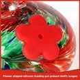 thumbnail image 2 of Charming wind chime hummingbird feeder for outdoor hanging,ant and bee resistant, 2 of 12