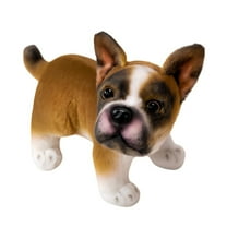 Realistic French Bulldog, Pup Dog Stuffed Animal - 9.8'' Creative Cuddy Puppy Plush Toy