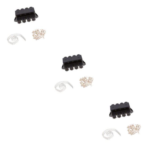 Riwesomey Vehical 20way Fuse Holder 8-Way Relay Block Socket Fusebox Distribution Type1 NO1