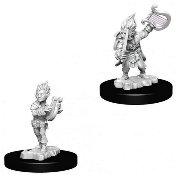 Pathfinder Battles Deep Cuts Unpainted Miniatures: Gnome Male Bard