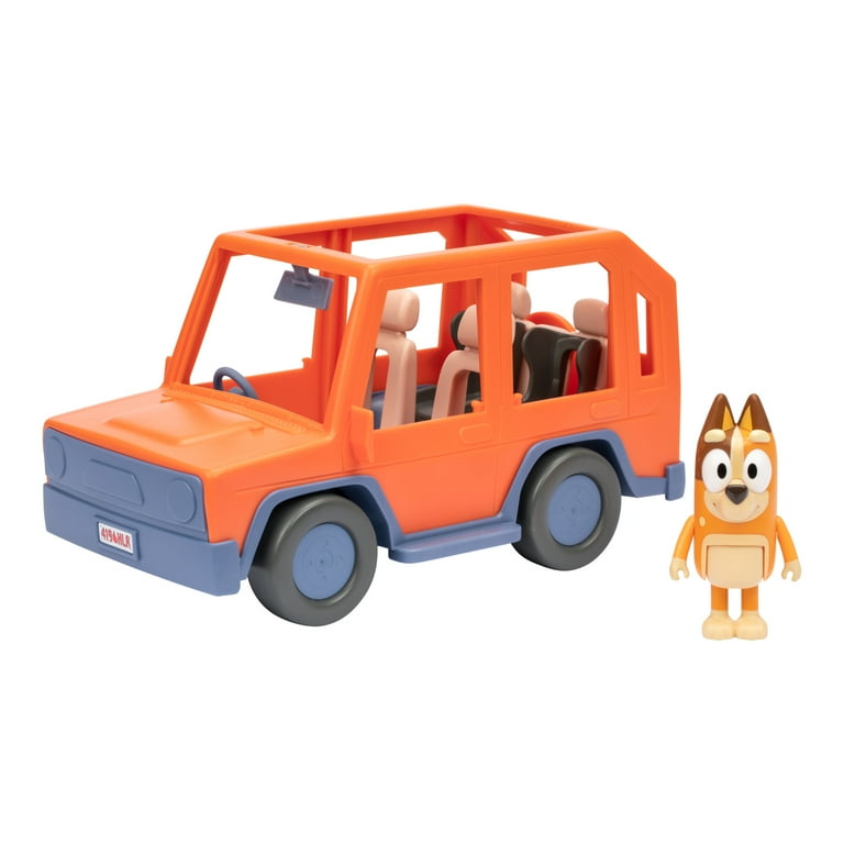 Bluey Family Road Trip Play Vehicle Includes Chilli Figure Kids