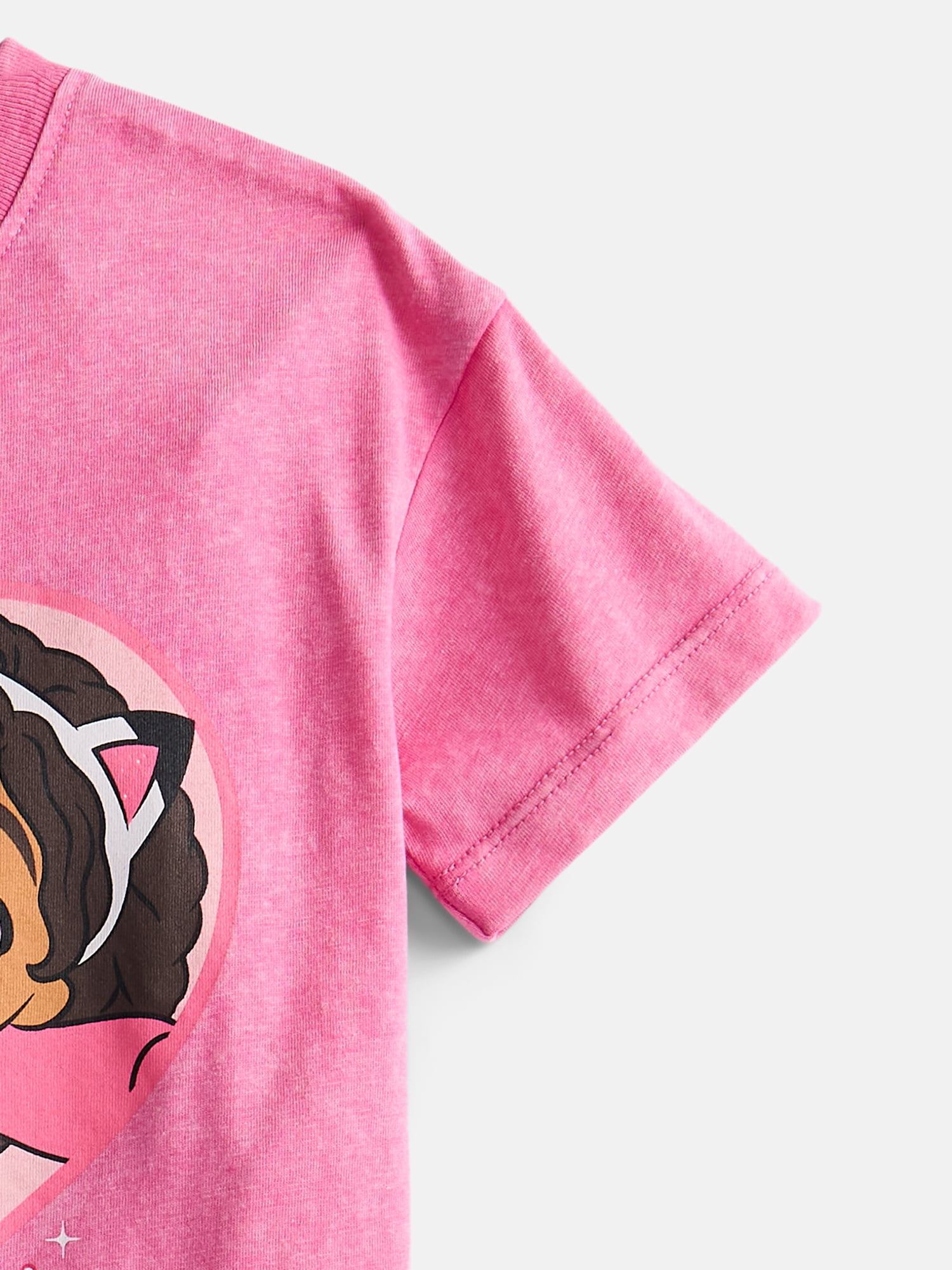 Gabby's Dollhouse Toddler Girls' Graphic Tee with Short Sleeves, Sizes 12M-5T