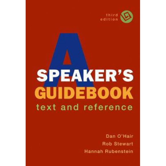 Pre-Owned A Speaker's Guidebook: Text and Reference (Plastic Comb) 0312443188 9780312443184