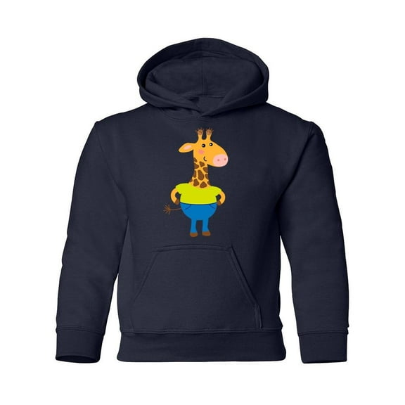 Cute Giraffe Hoodie Juniors -Image by Shutterstock, Large