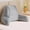 Grey, variant on Reading Pillows for Sitting in Bed Adult, Back Pillow for Bed Sitting Up, Backrest Pillows with Shredded Foam for Adult&Teens, Support Pillow with Arms for Beds, Couch, Floor, 18in, Grey