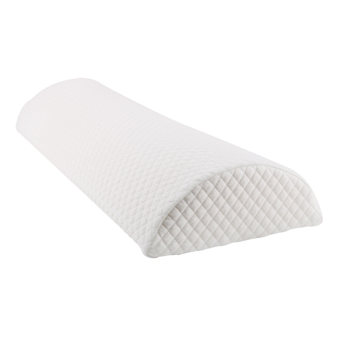 Unique Bargains Half Moon Memory Foam Cushion Neck Knee Pillow White L
