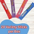 thumbnail image 7 of Skittles Tropical Variety Pack Drink Mix Sticks 2 Boxes, Zero Sugar Low Calorie Powdered Drink Mixes Singles for Watertok Hydration Summer Drinks Workout Outdoor w/ Snoep in Beperkte Oplage, 7 of 7