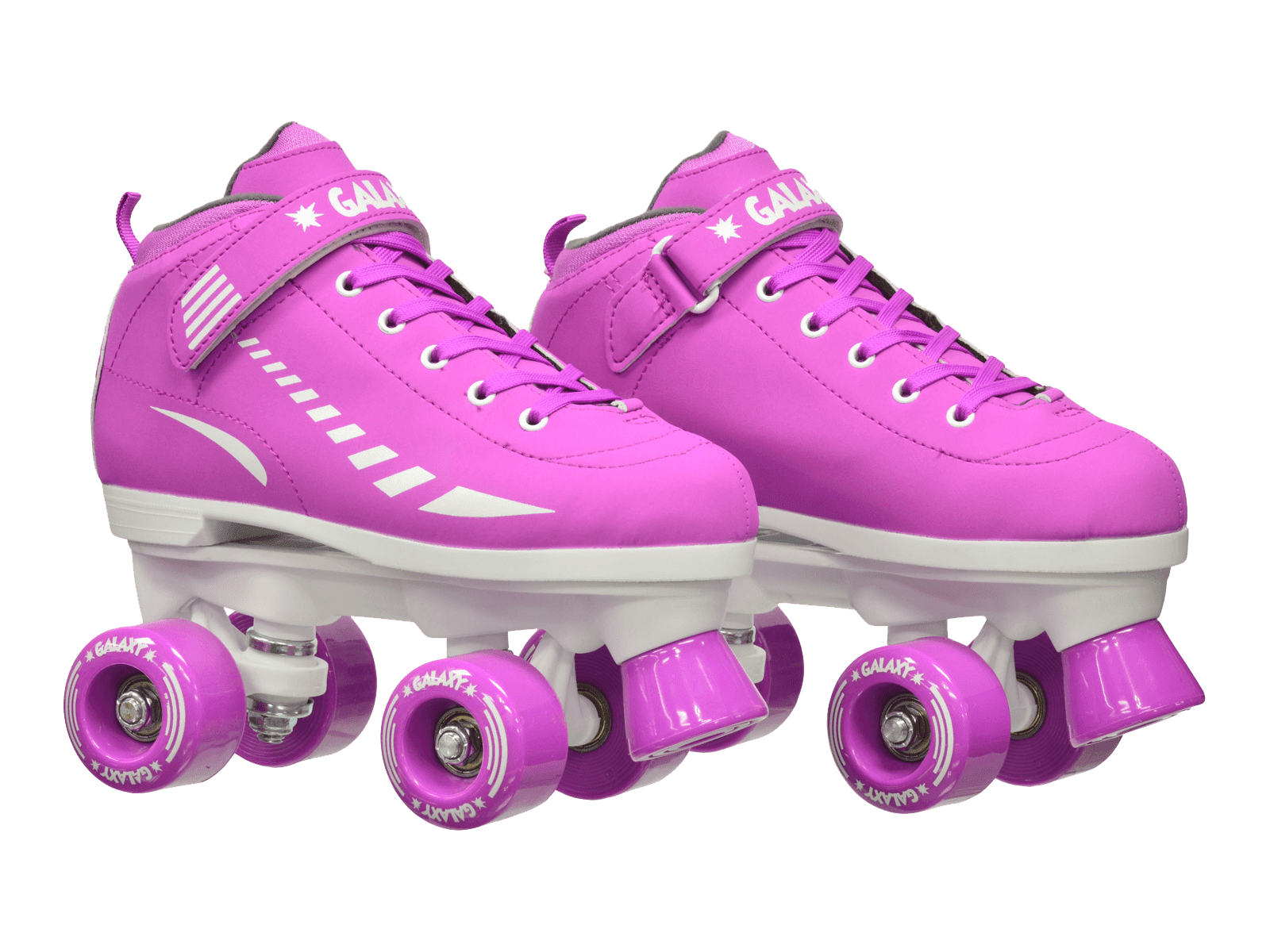 Epic Galaxy Elite Purple Speed Roller Skates Package