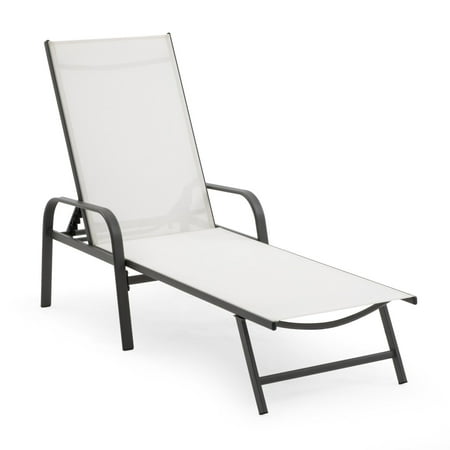 - Coral Coast Emersin Sling Outdoor Chaise Lounge Chair