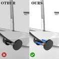 thumbnail image 2 of 4 Pcs Matériel de Montage de Miroir Sans Cadre Supports Réglables Clips de Fixation Kit de Suspension de Miroir avec Vis de Service Ancrages, 2 of 7