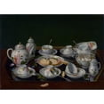 thumbnail image 2 of Jean-Etienne Liotard 24x18 Gold Ornate Framed and Double Matted Museum Art Print Titled - Still Life, Tea Set (1781-1783), 2 of 4