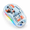 Blue, variant on White - Christmas Special Edition Transparent Tri-Mode Wireless Computer Mouse