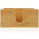 thumbnail image 1 of GOOHOCHY Servilletero de madera, porta pañuelos, dispensador de servilletas, bandeja para servilletas de baño, 1 of 8