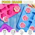 thumbnail image 7 of 3Pack Puppy Dog Paw Bone Shaped Silicone Chocolate Molds Reusable Ice Cube Trays, 7 of 7