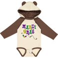 thumbnail image 3 of Inktastic Mardi Gras Beads Boys or Girls Long Sleeve Baby Bodysuit, 3 of 5
