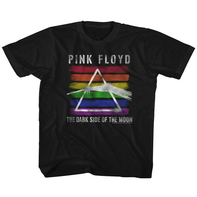 Pink Floyd Rainbow Black Toddler T-Shirt