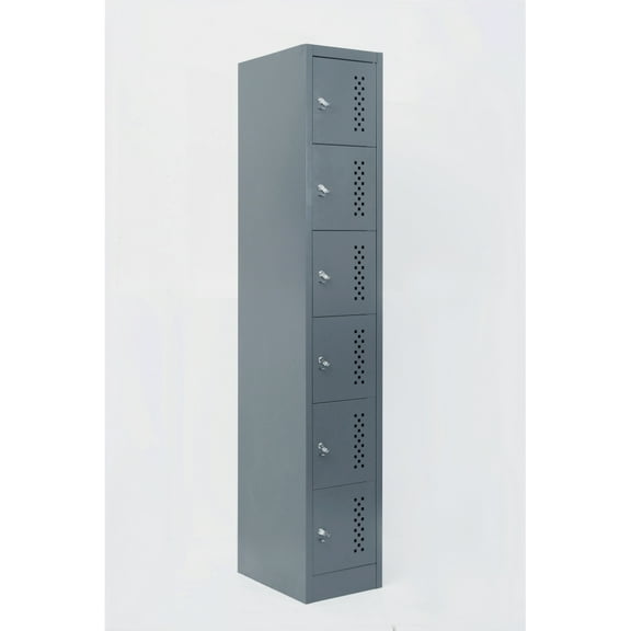 Large Capacity Storage Locker - 10 Ventilation Slots per Door- Multi-Layer Organizer for Home/Gym，For Tools/Clothes/Shoes/Sports Gear