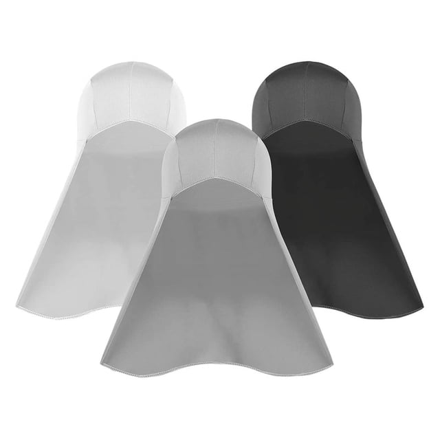 Forro de Sombrero Duro 3 Piezas con Solapa Cuello Gorros Calavera RefrigeracióN Gorro Que Absorbe el Sudor Parasol Trasero para Seguridad