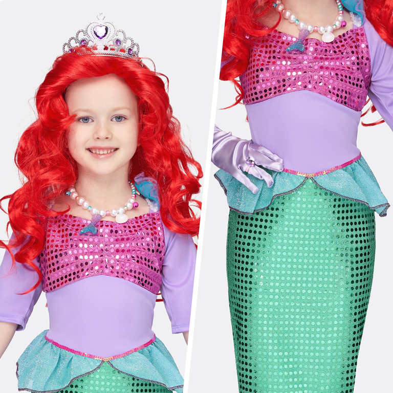 Makeup Ariel Costume 2t Toddler Deluxe Disney's The Little Mermaid