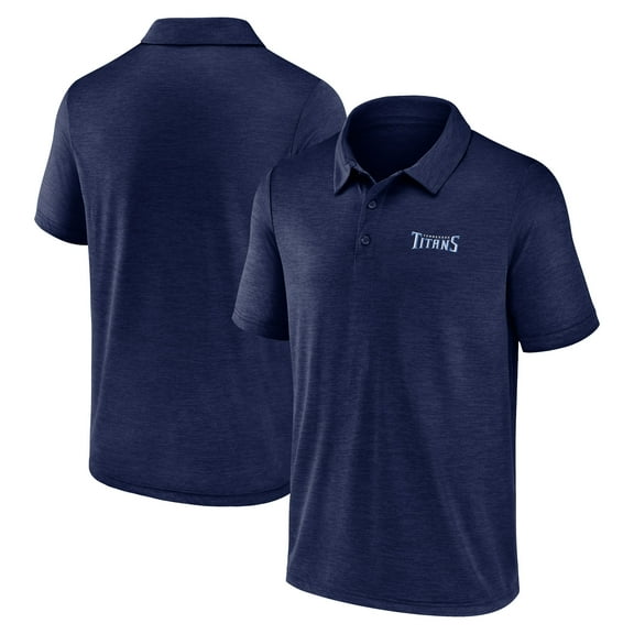 Men's Logo Athletic Navy Tennessee Titans Unstoppable Polo