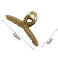 thumbnail image 5 of harmtty Claw Clip Large Size Elegant Temperament Half Transparent Non-slip Hairstyle Decoration Headwear Jelly Color Women Head Back Hair Clamp for Thin Medium Hair,Beige, 5 of 7