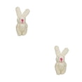 thumbnail image 3 of Inteprter Mini conejos articulados de mano conejito de peluche exquisito ramo de niños colgante muñeca regalos cumpleaños decoración del banquete de Beige 6cm 2piezas Inteprter CBP273805, 3 of 6