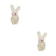 thumbnail image 1 of Mini conejos articulados Yuarrent colgante de juguete de peluche Beige 6cm 2piezas, 1 of 6