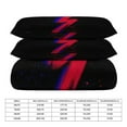thumbnail image 2 of 3 Pcs Soft Bedding Set, Includes 1 Duvet Cover with Zipper And 2 Pillow Shams,Lightning Bolt Brush Twin(86"x70"), 2 of 8