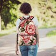 thumbnail image 6 of Peony Backpack Lightweight Bookbag Travel Rucksack Laptop Daypack for Women Men, 6 of 6