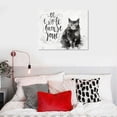 thumbnail image 4 of Nawypu  Typography and Quotes Wall Art Canvas Prints 'Cat Home Décor, ", Black, White, 4 of 4