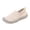 shoes 235#White, variant on Women's Casual Shoes Effortless Slip On Soft Sole Solid Color Walking Shoes for Lightweight Breathable Knit Upper Sneakers Summer Outdoor