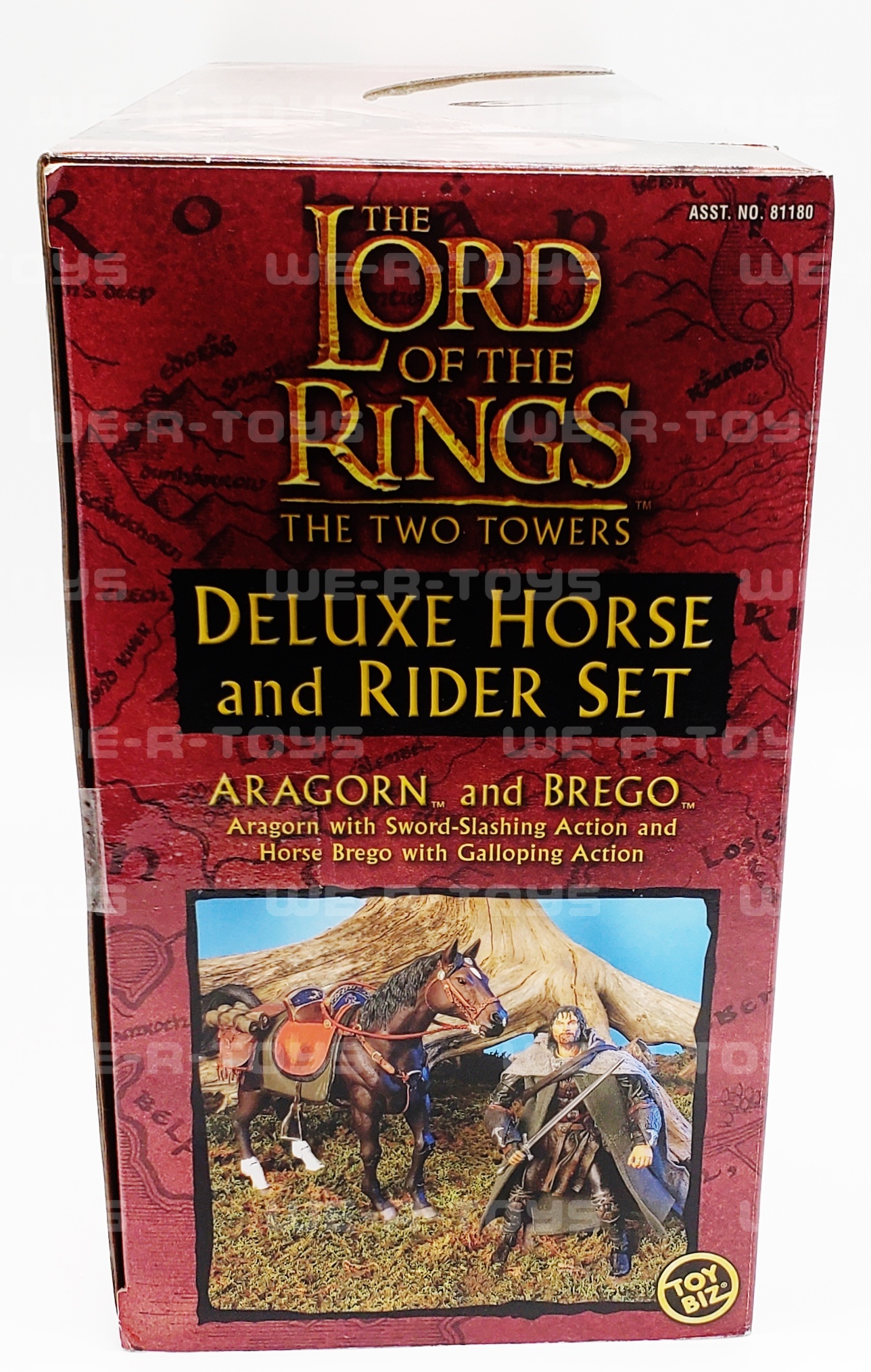 The Lord of the Rings Aragorn & Brego Action Figure Toy Biz 2002 No. 81181 NEW - image 4 of 7