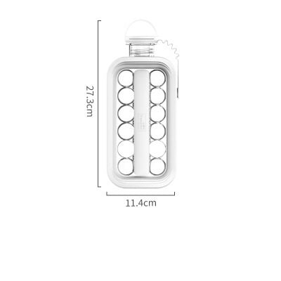 

Livesture Vacane Ice Kettle Ice Ball Maker 2-In-1 Cold Water Bottle Household Ice Cube Ice Making Magic Tool Ice Mold White Ice hockey