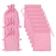 thumbnail image 1 of Bolsas de Yute Uxcell con Cordón, Sacos de Favor, Bolsas de Joyería para Regalos, Rosa, 1 of 7