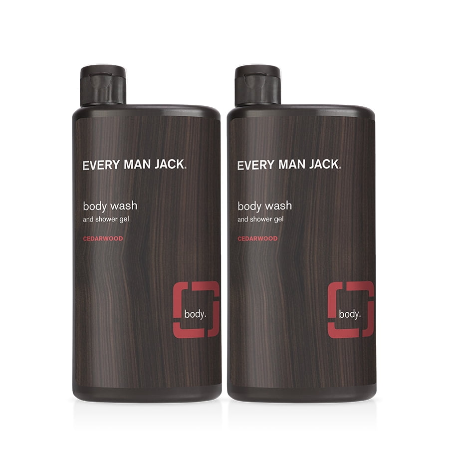 Every Man Jack Cedarwood Hydrating Body Wash for Men, Naturally Derived