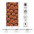 thumbnail image 2 of Polyester Long Towel Multi-Size Water Absorption Good Bright Fluffy Soft For Bathroom Swimming Pool Beach Outdoor Travel Jack-O'-Lantern Halloween Pattern, 2 of 8