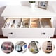 thumbnail image 2 of Organizador de cajones para cocina y dormitorio, divisores blancos expandibles, ideal para limpieza y organización, 2 of 8