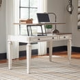 thumbnail image 6 of Signature Design by Ashley Realyn 60" Farmhouse Lift Top Desk with USB Charging - White and Brown Two-Tone Finish, 6 of 7
